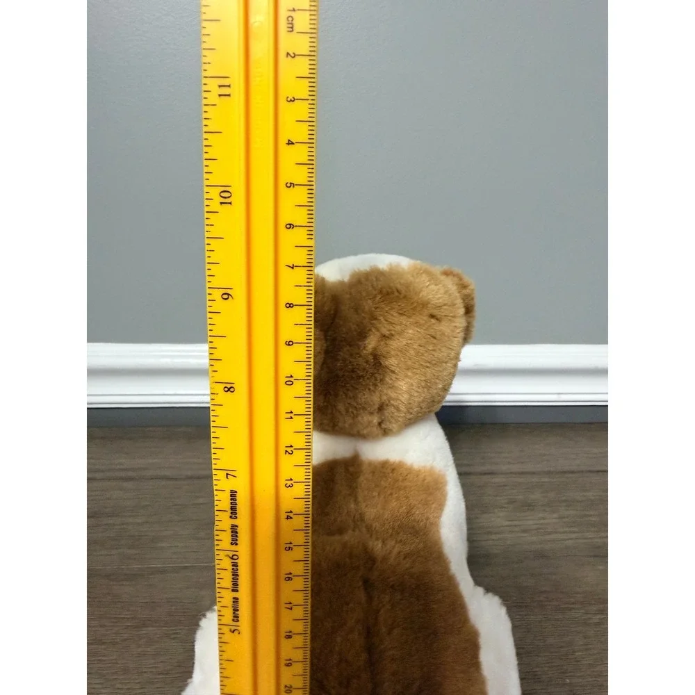 Platinum Pets White‎ & Brown Spotted Bulldog Plush